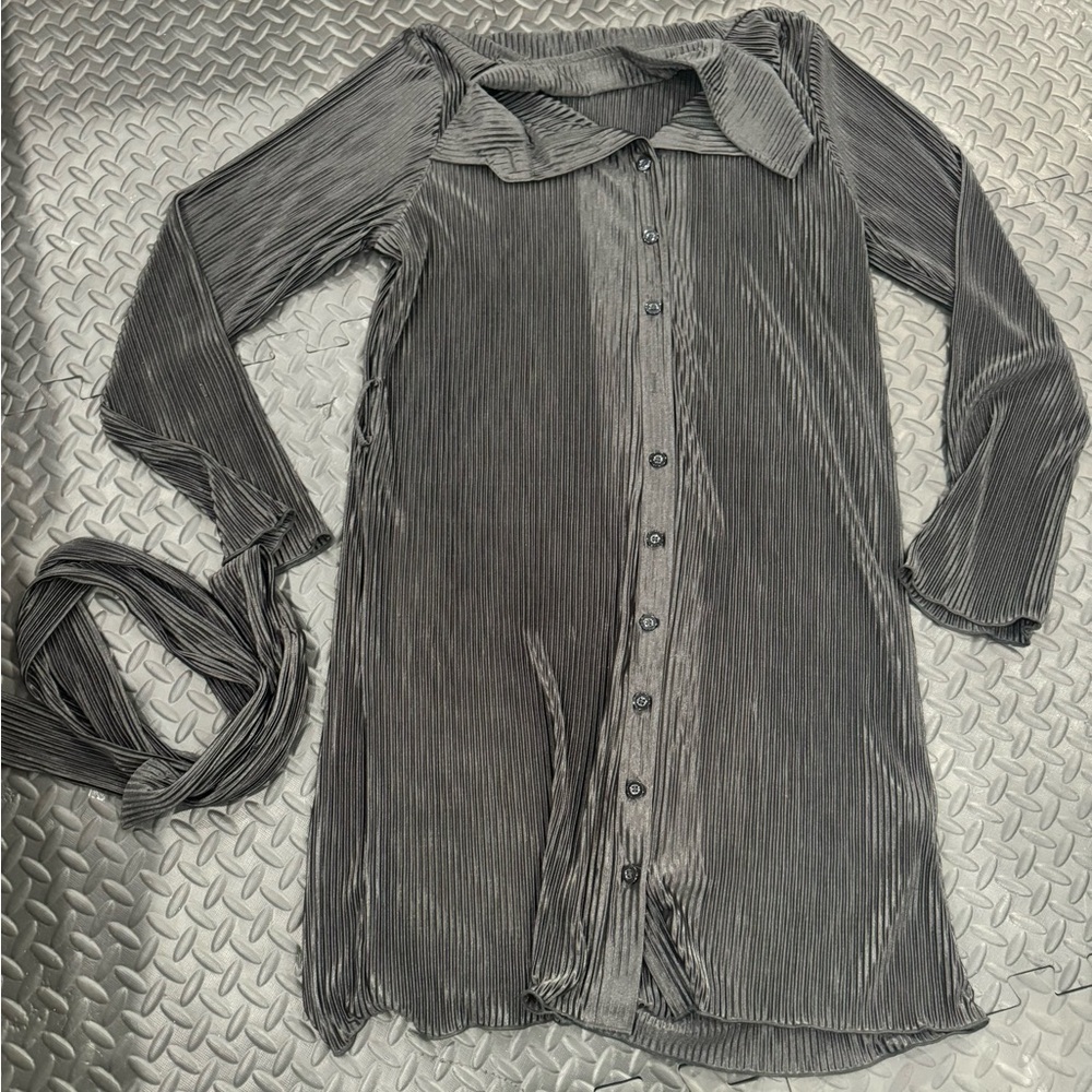 Elegant Gray Women's Dress